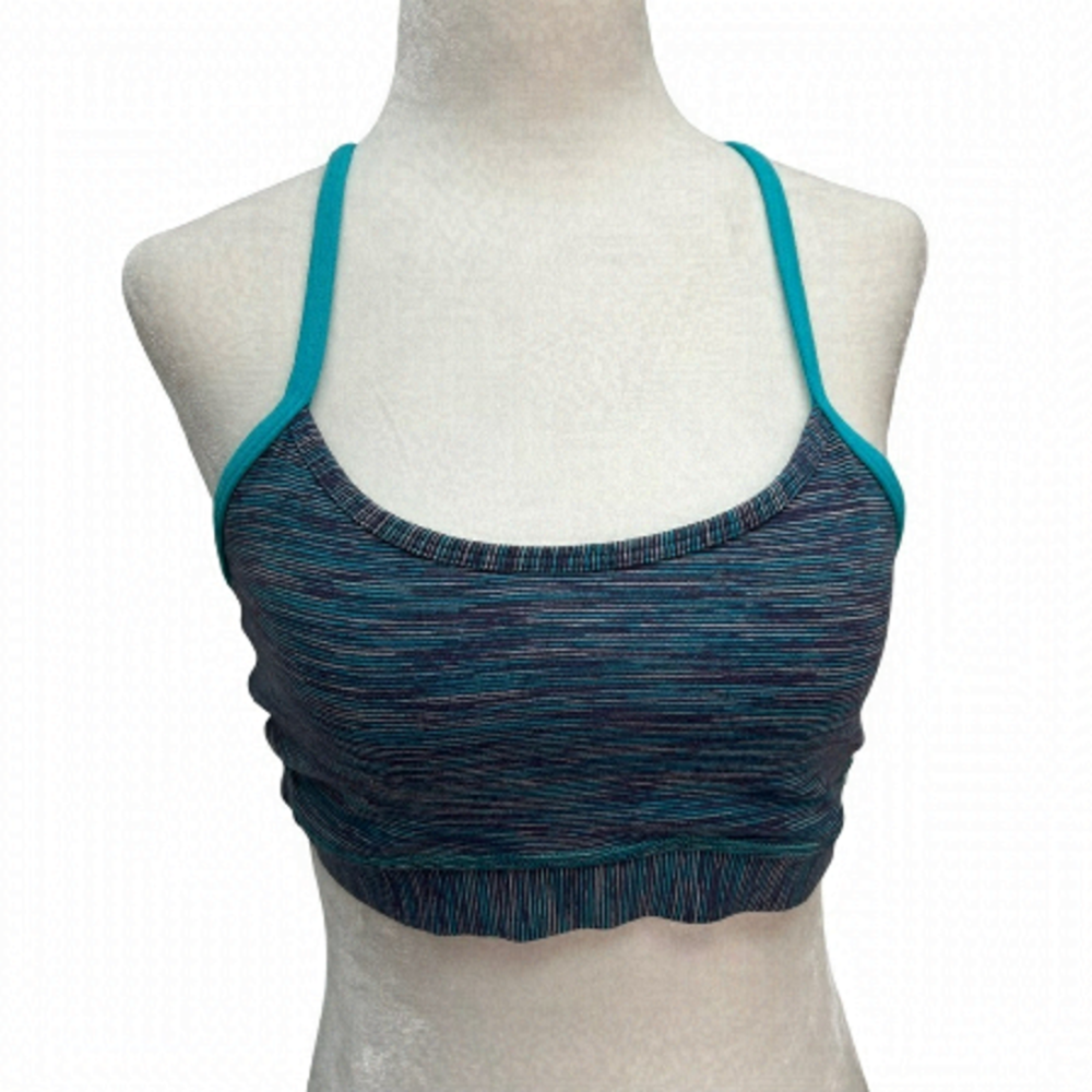 Lululemon Flow Y Nulu Light Support Mesh back Sports Bra Size 6